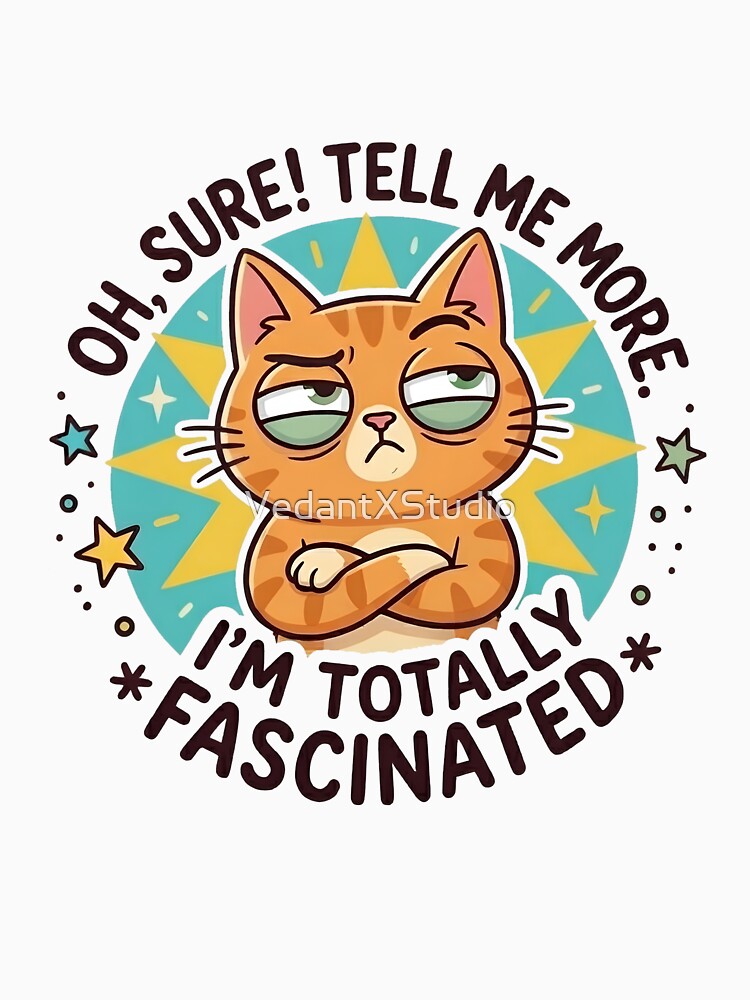 Oh Sure Tell Me More Clipart by VedantXStudio