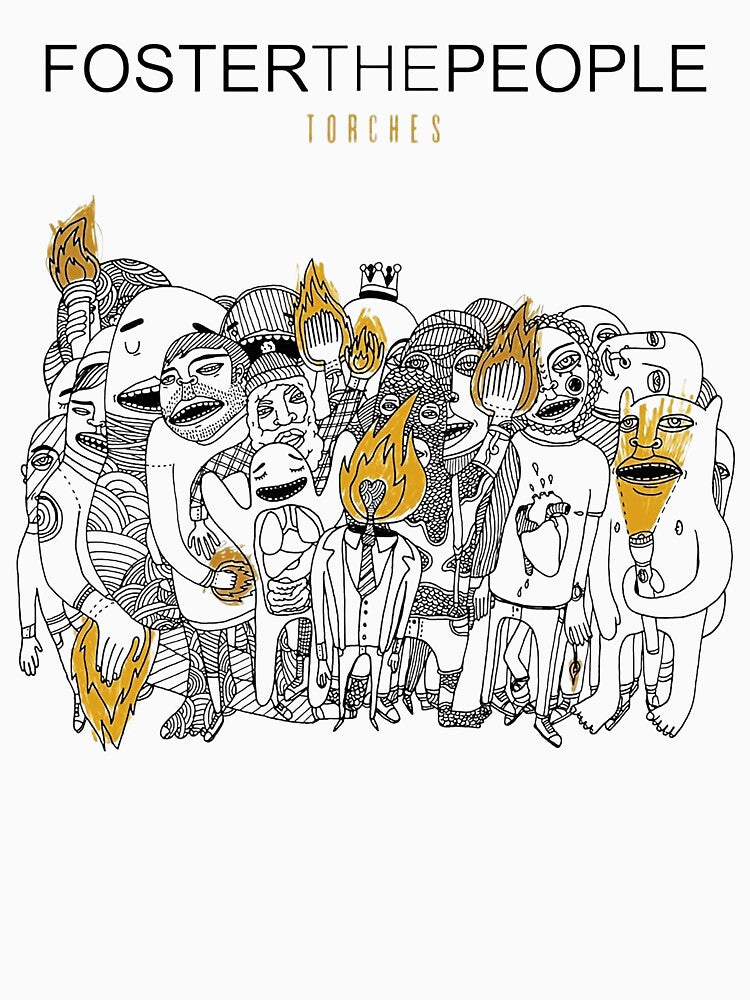 foster the people Torches Sketchbook Crowd by jodieacartwa