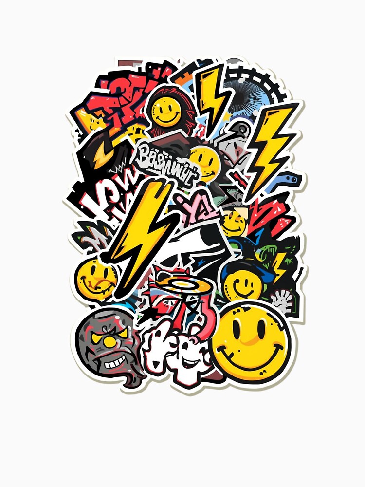 Street Wear Sticker Collage by garts