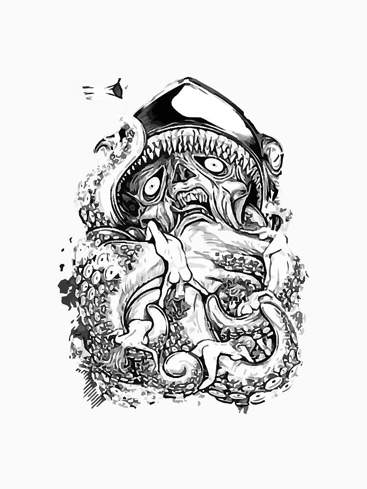 Octopus Halloween Dark Grunge Goth by BundlerVq