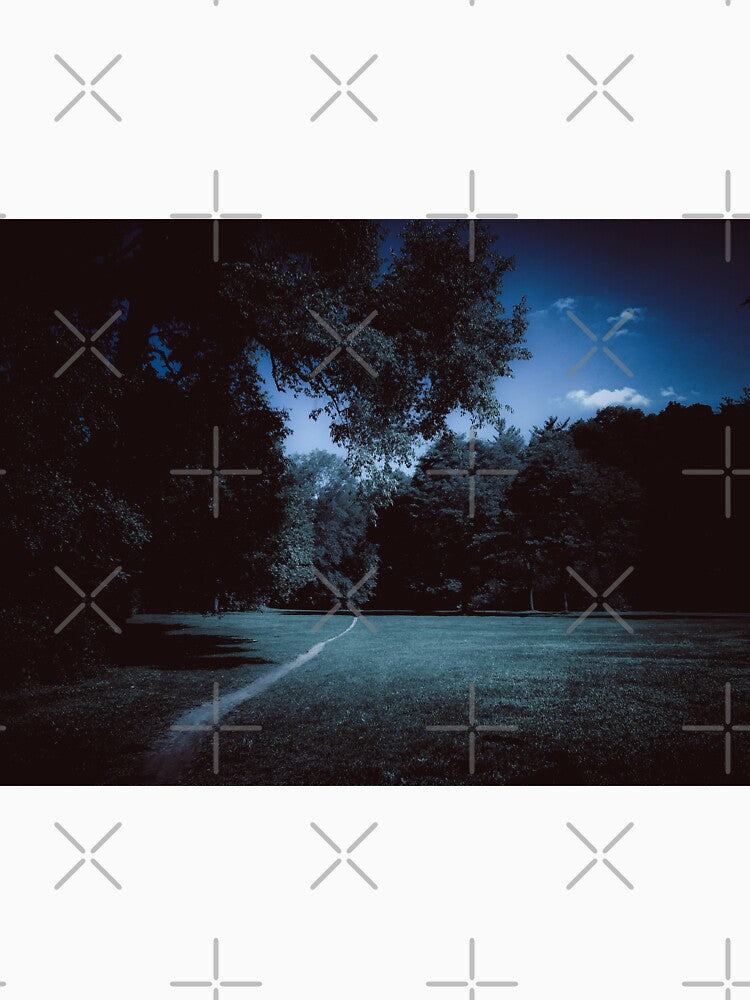 darker dazecore aesthetic trail landscape photography grunge vintage blue by sielexis