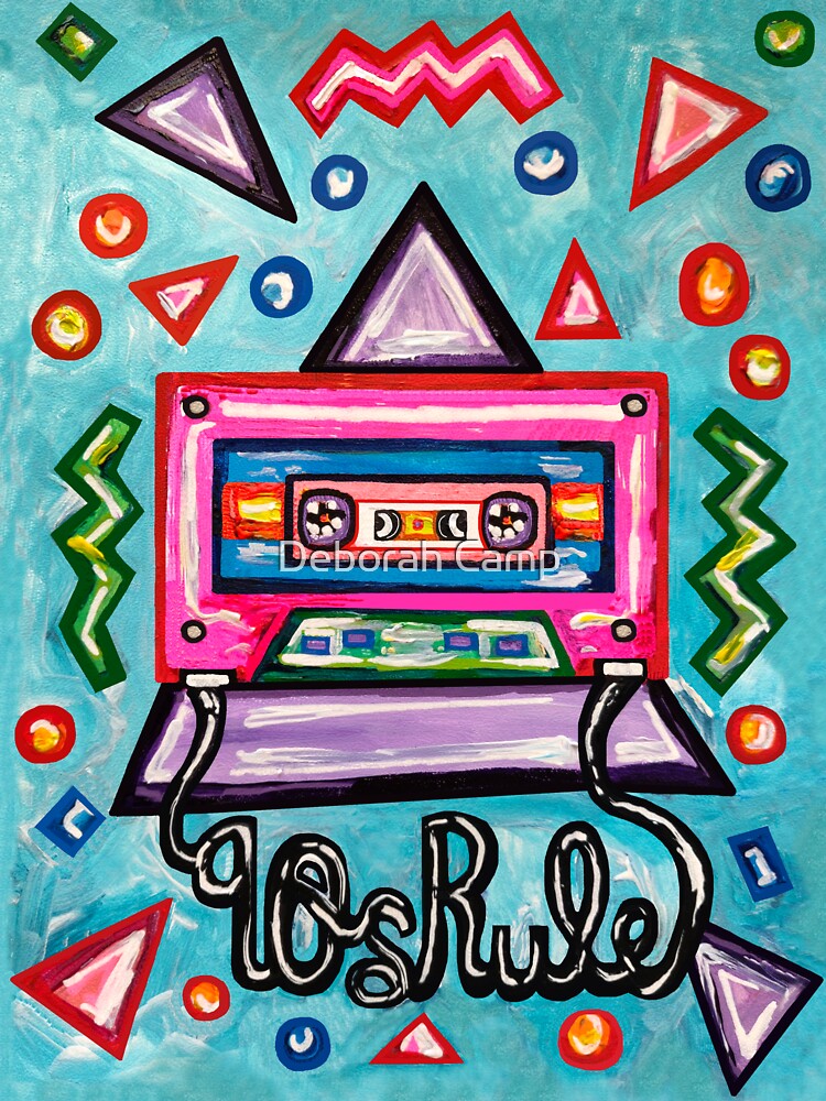 90s Rule Nostalgia Rewind Tape by Deborah Camp