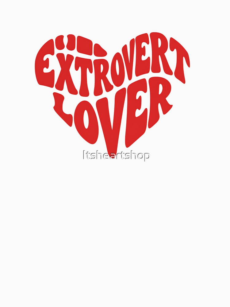 Retro Extrovert Lover by Itsheartshop