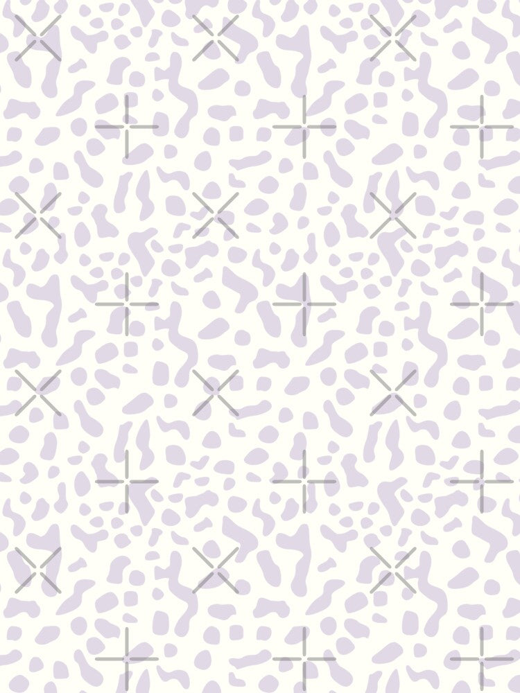 SIMPLE ABSTRACT BOHO ANIMAL PASTEL LILAC MAUVE by blomastudios