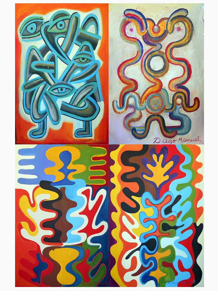 4 pop abstract by Diego Manuel Rodriguez