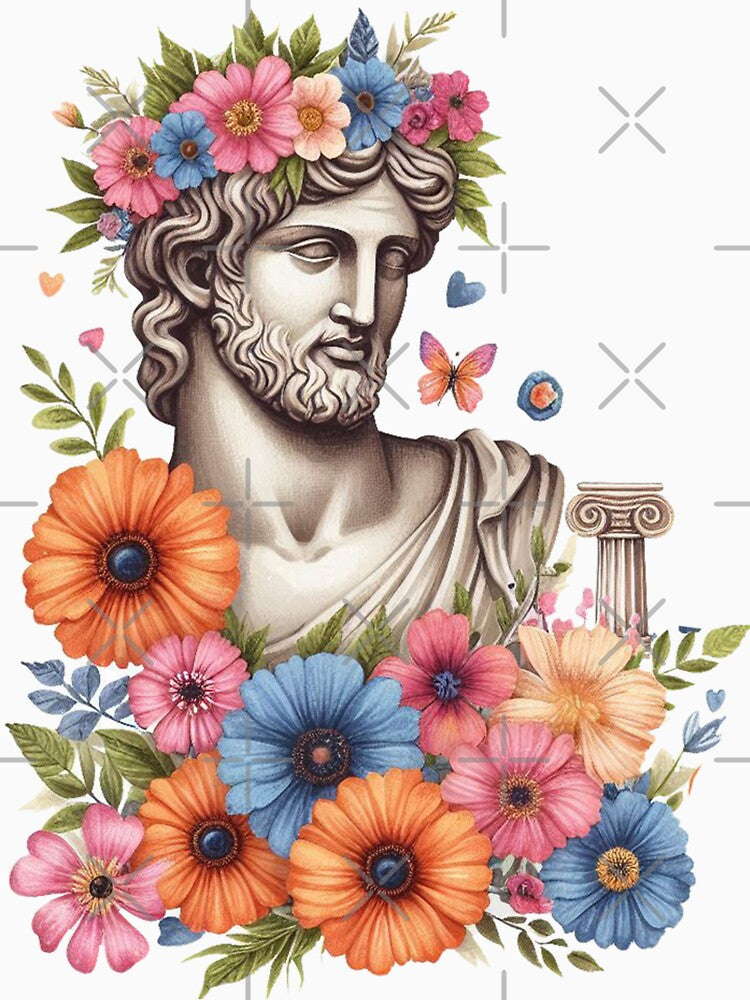 Retro Aesthetic Greek Statues by clintang