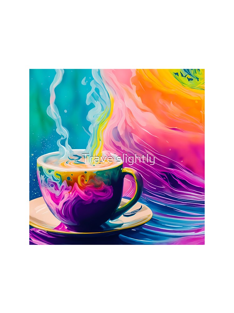 Watercolor Cup of Coffee by Travelslightly