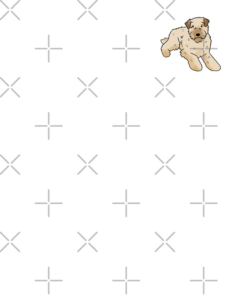 Soft coated wheaten terrier cute illustration by Yarafantasyart