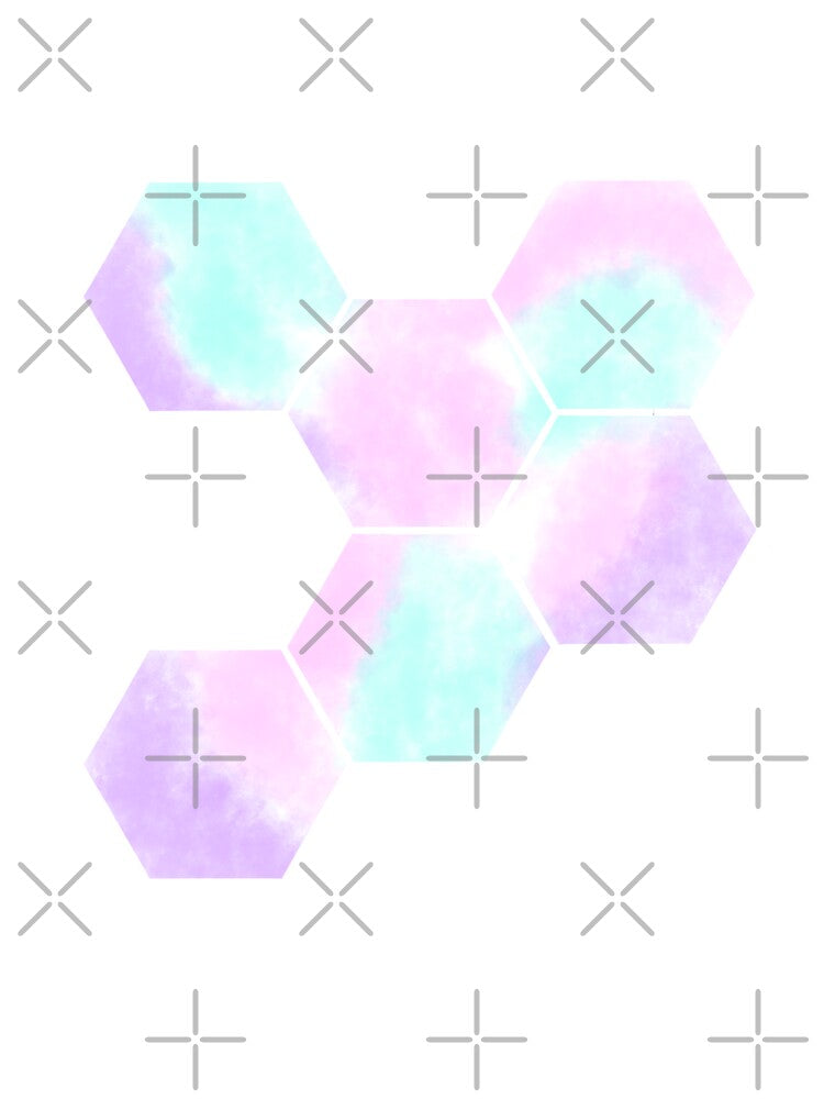 Honeycomb - Purple/Pink/Cyan by TheeForestFox Shop