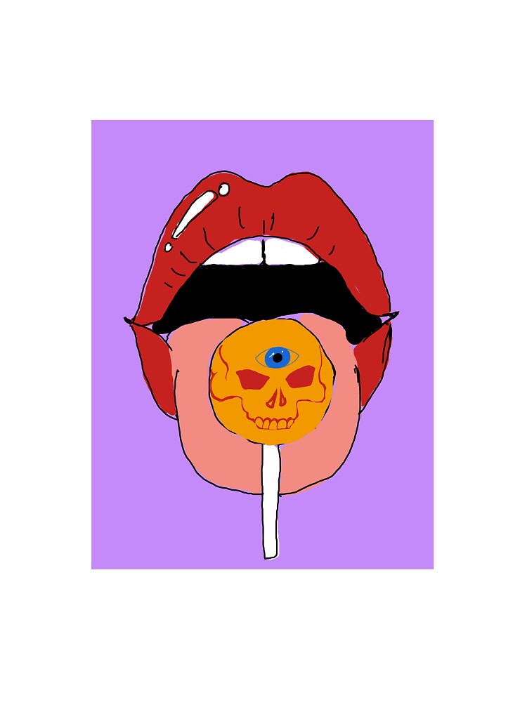 Lollipop skull 3 by DEAF SCUM