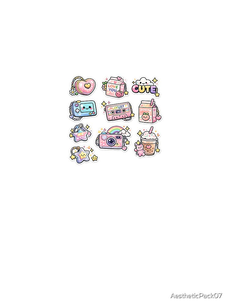 Aesthetic stickers by AestheticPack07