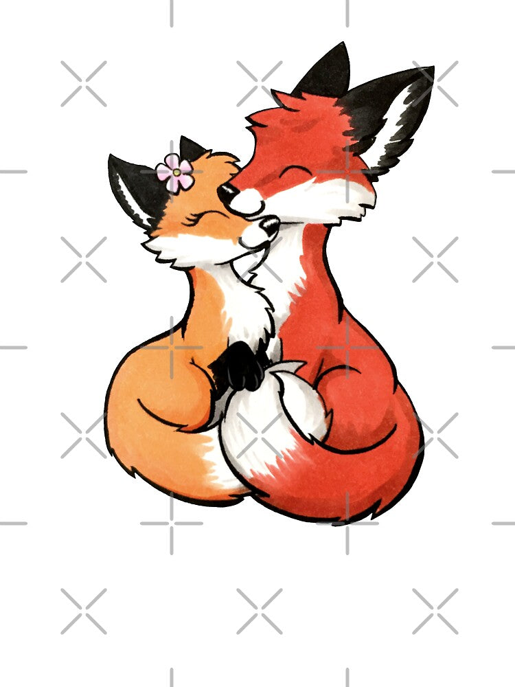 Fox Couple by Dragons and Beasties