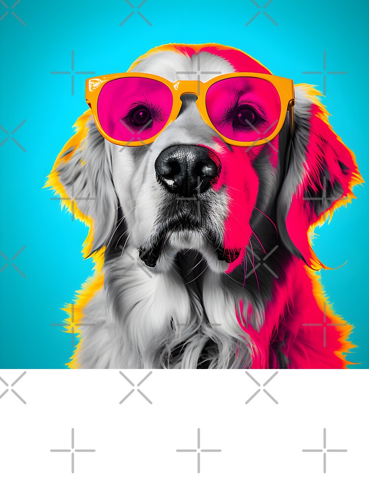 pop art digital print of Labrador retriever by dcrc