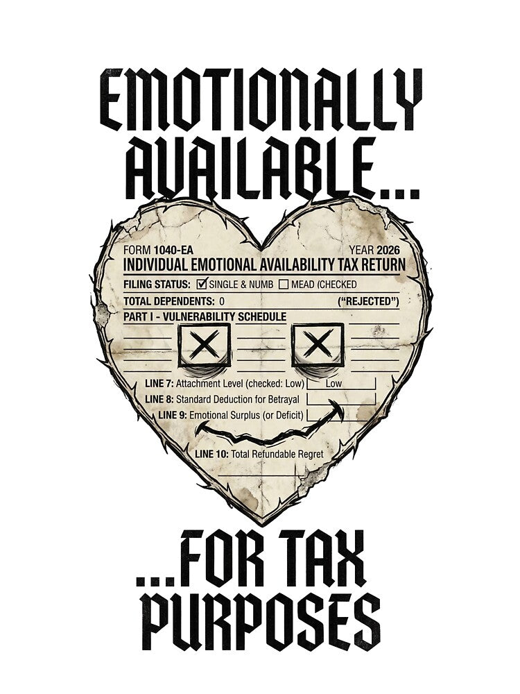 EMOTIONAL AVAILABILITY TAX RETURN by DeadlyWhisper