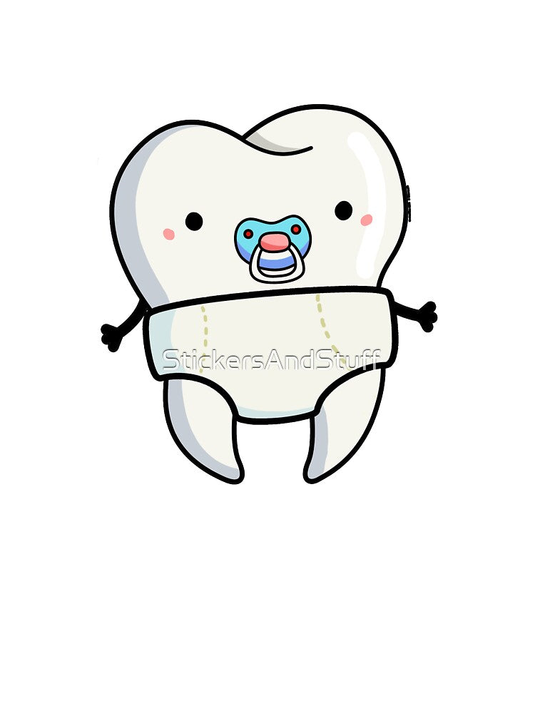 Cute Baby Tooth by StickersAndStuff