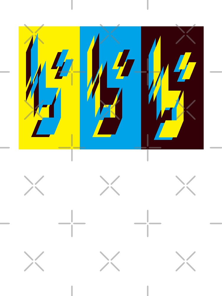 bbb (Yellow, Blue, Black) by LowResDesigns