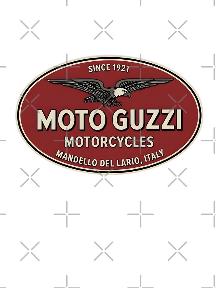 Vintage Moto Guzzi Italian Motorcycles Sign by CharlieDesings