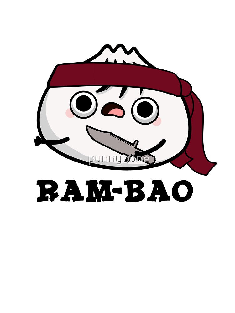Ram-bao Cute Soldier Warrior Dimsun Pun by punnybone