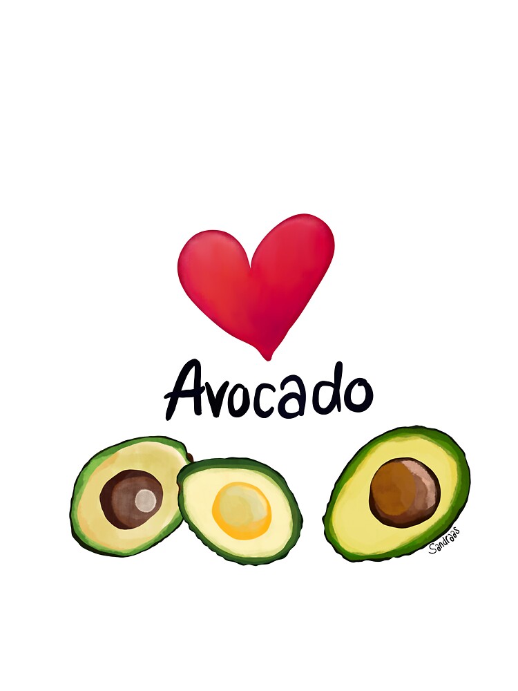 Love Avocado by SandraArtStudio