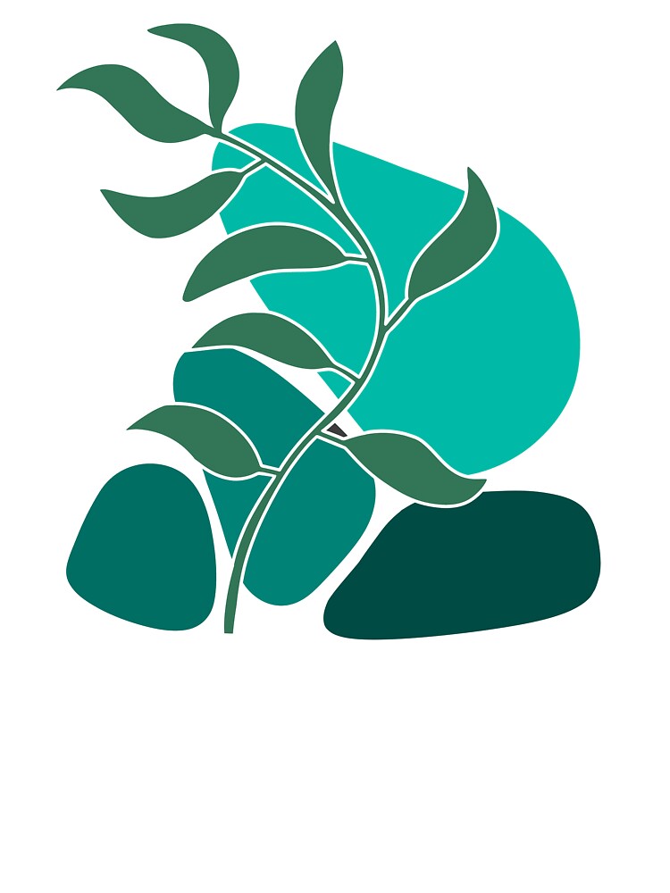 Turquoise Boho Minimalism by Sartoris Art