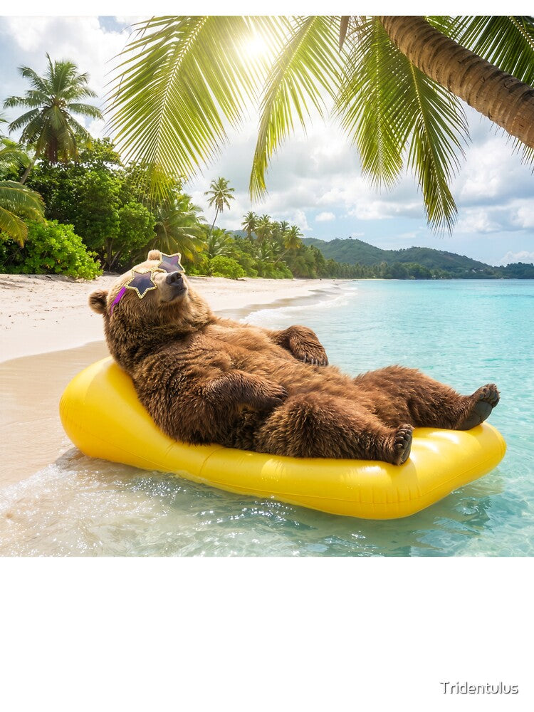 Grizzly Bear on Holiday in Paradise by Tridentulus