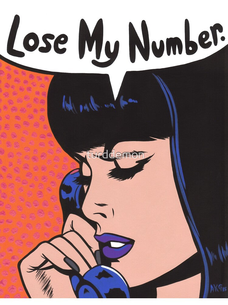Lose My Number by turddemon