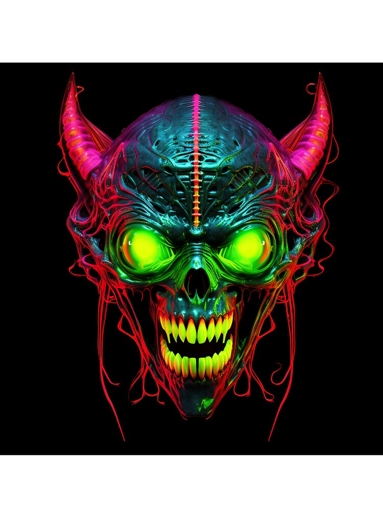 Gargoyle Neon Pop Art 2 by AstroRisq