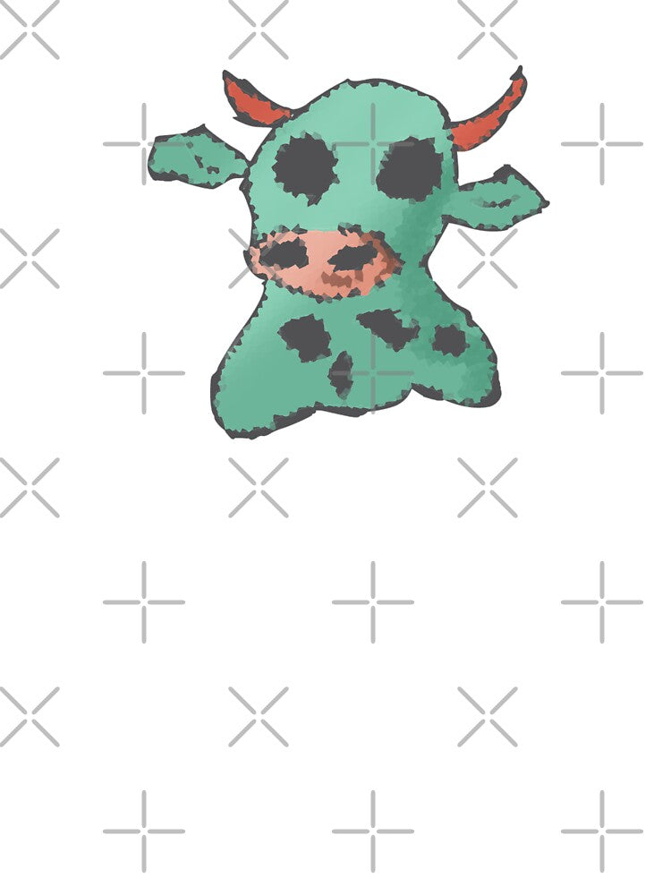 Halloween pixel cow art by Coffeemerc117