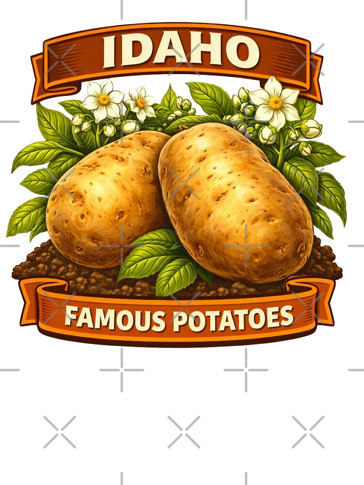 Idaho -  The USA Potato State by Myra365Art
