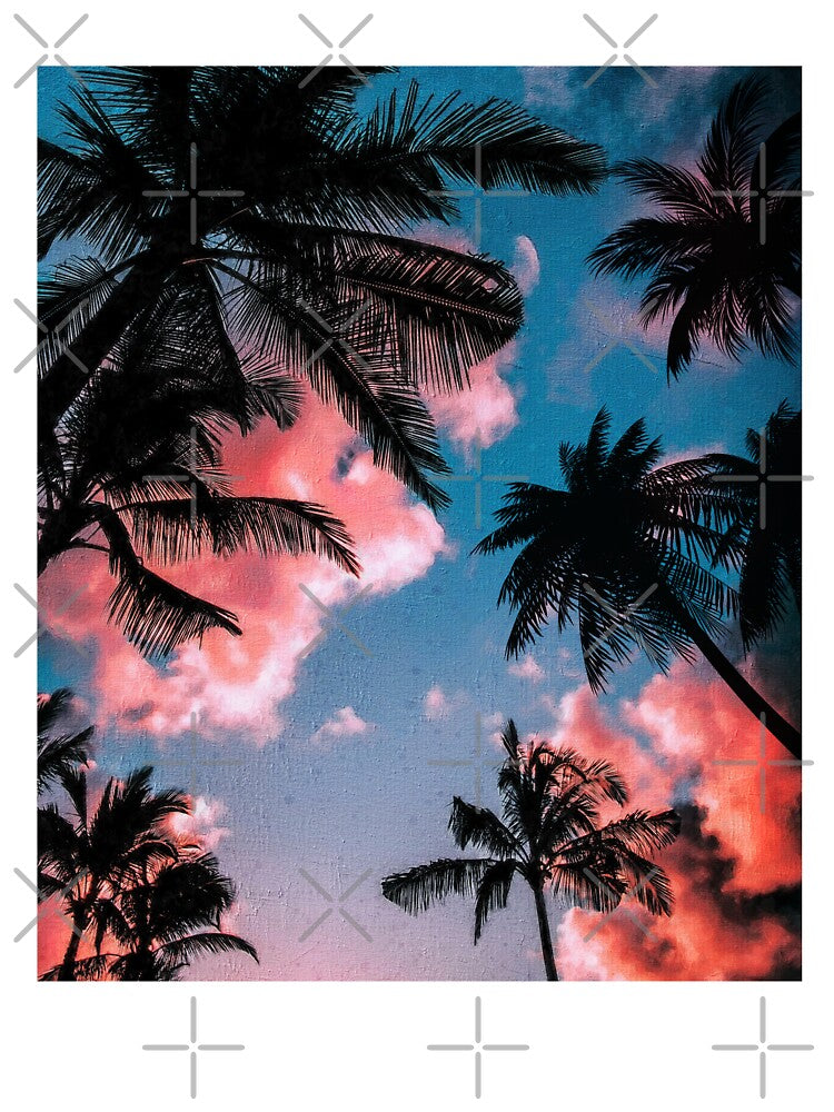 Dreamy pink cotton candy sky, Pink and Purple Cotton Candy Clouds Sky, Pastel Cotton Candy Skies, Fairy floss sky by Paintcorner