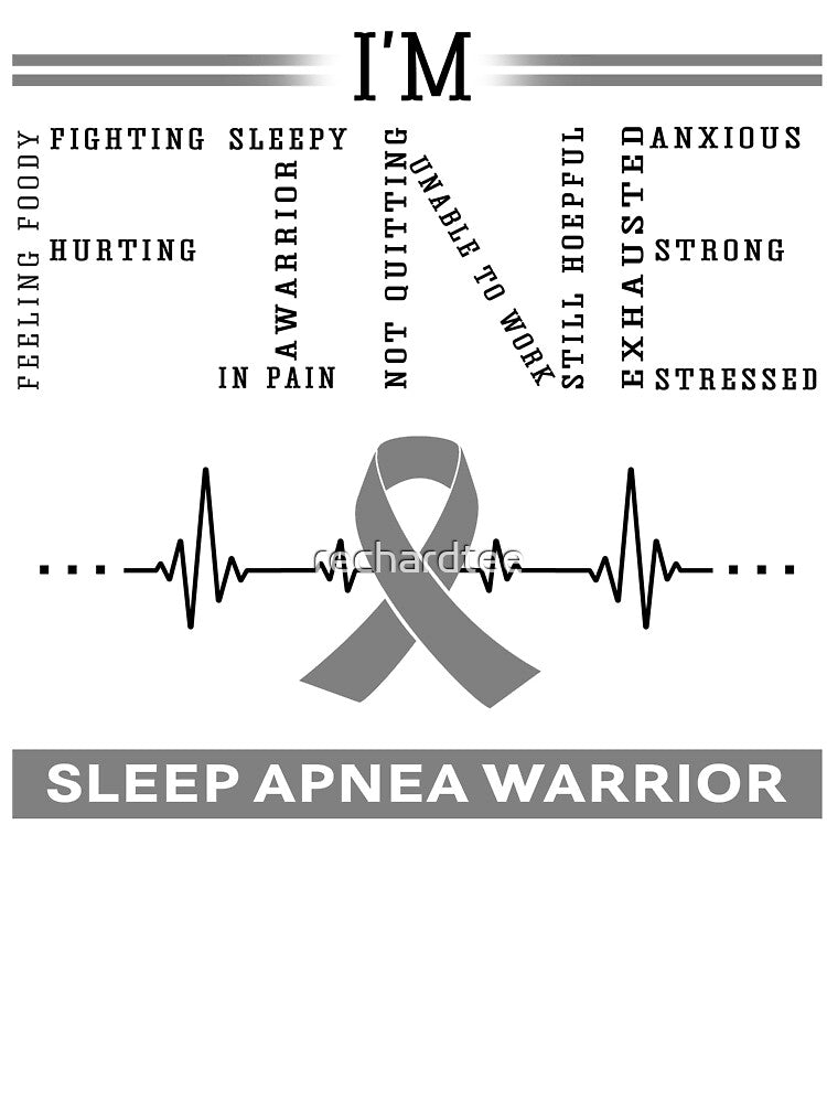 I'm Fine Sleep Apnea Warrior Support Sleep Apnea Awareness Gifts by rechardtee