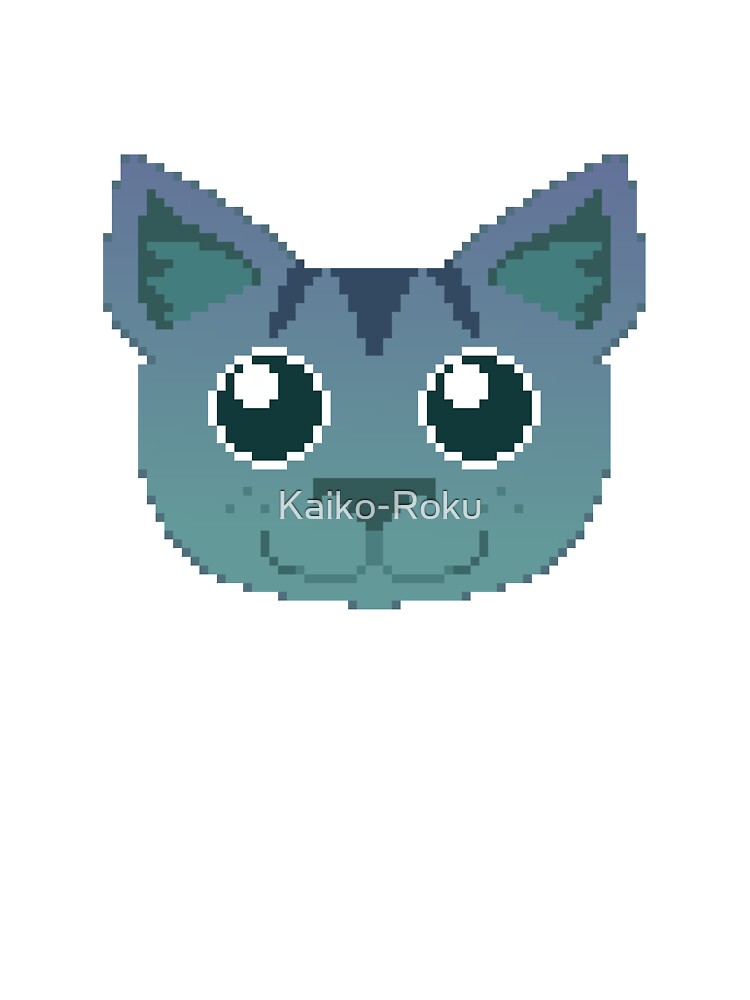 Pixel Art - Big Eyed Cat by Kaiko-Roku