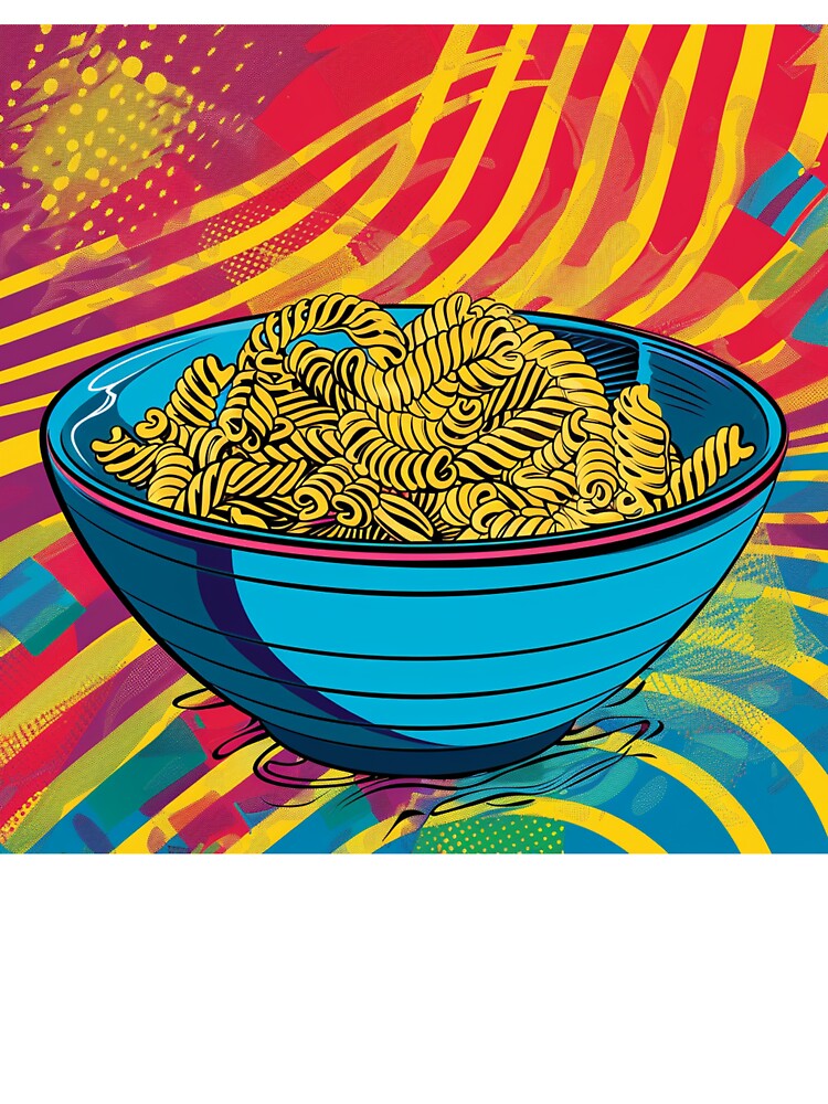 Pasta Pop Art 4 by AstroRisq