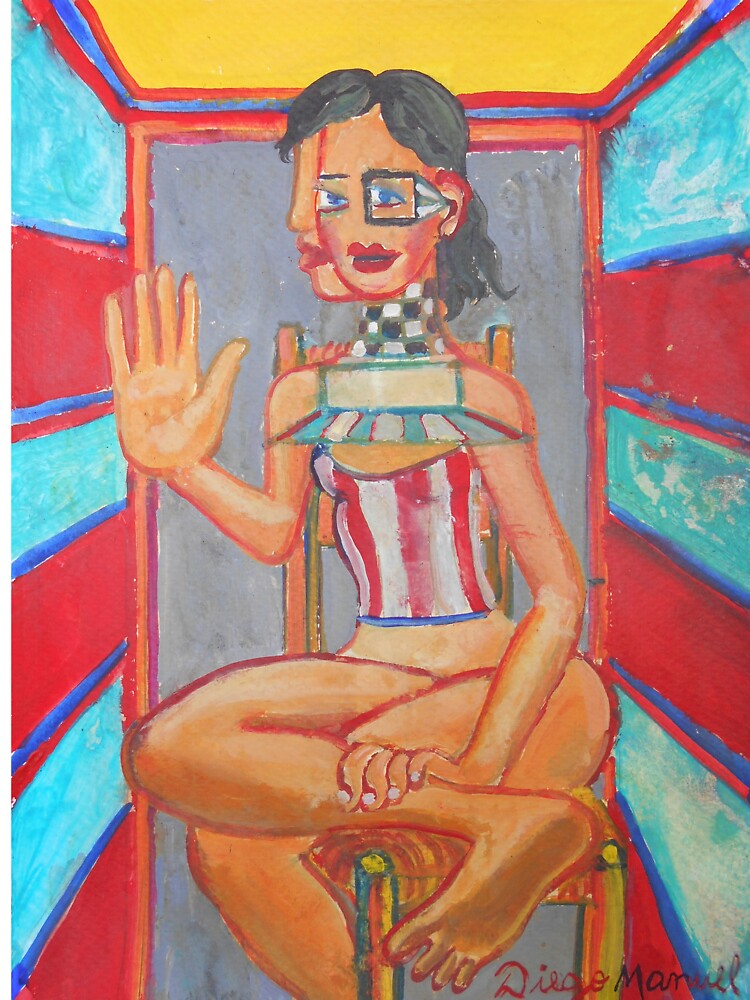 woman in the chair by Diego Manuel Rodriguez