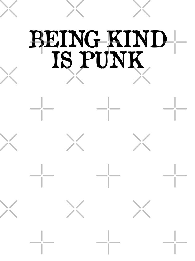 being kind is punk black by trinketgal