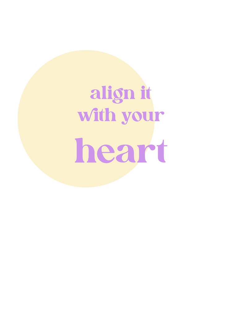 align it with your heart by krstyd