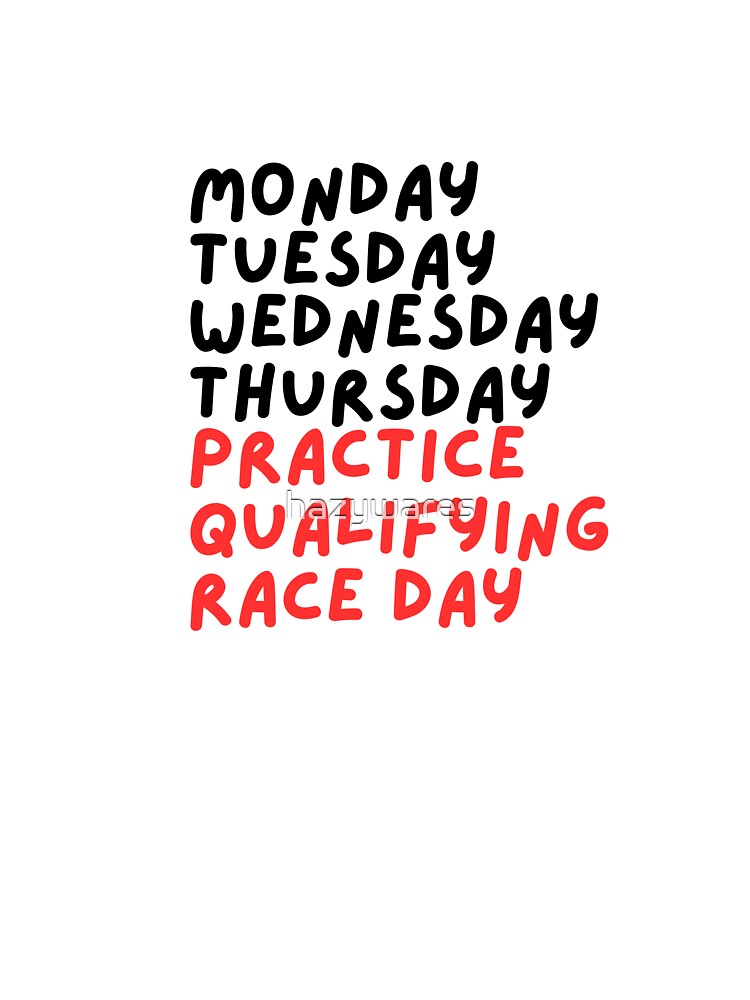 Race Week by hazywares
