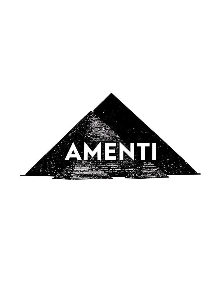Amenti – Monochrome Pyramid Illustration by RED-MOUSE