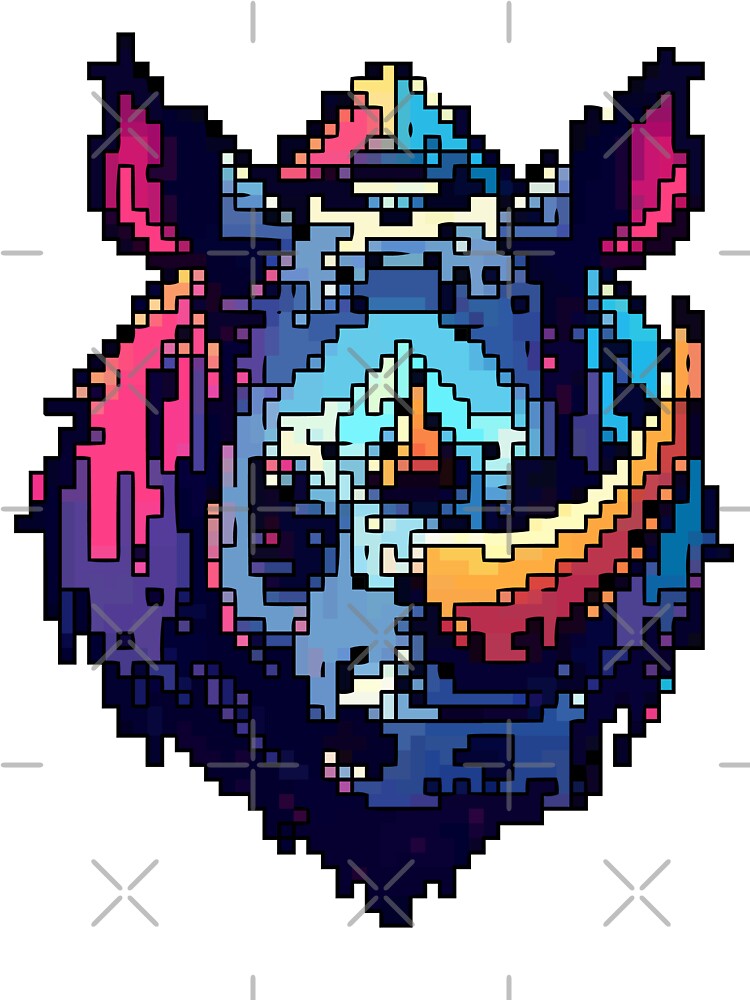 Pixel Mighty Rhino by NaturePixel