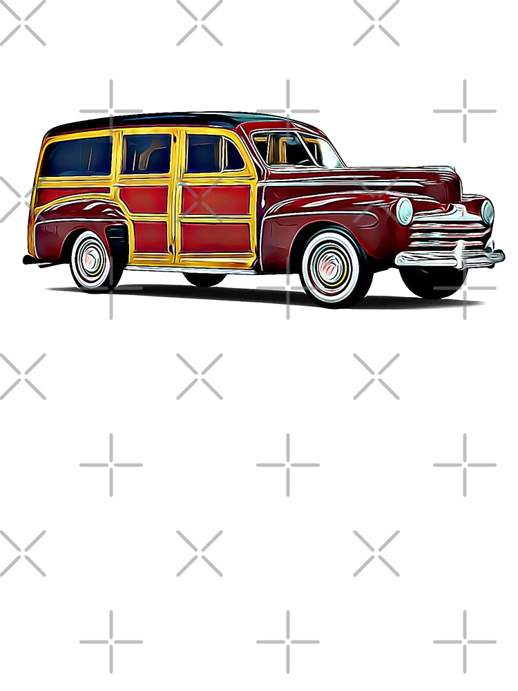 Woody Wagon Cartoon by Auto-Prints