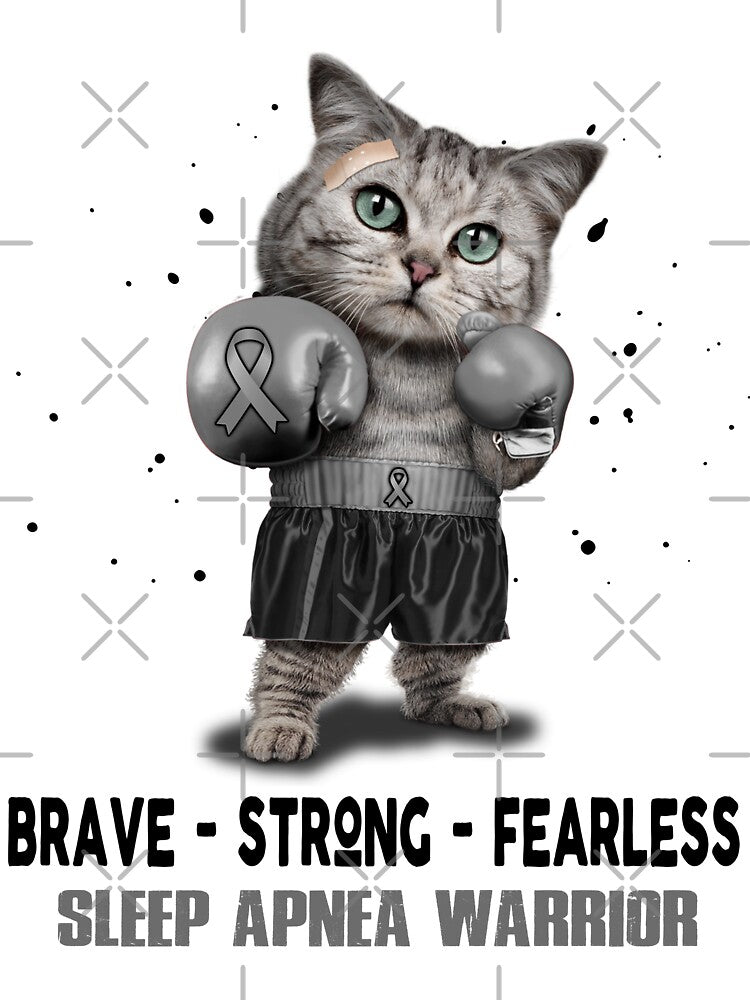 Sleep Apnea Warrior - BRAVE STRONG FEARLESS by Berriosly