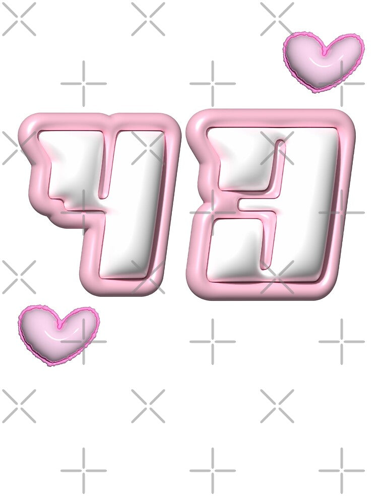 Glossy Pink YA Letter Design by Sberry8888