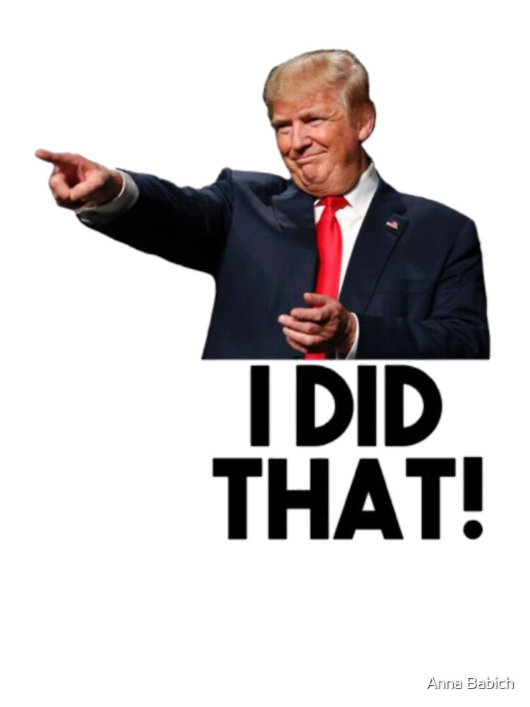 I Did That Funny Pointing Meme Sticker by Anna Babich