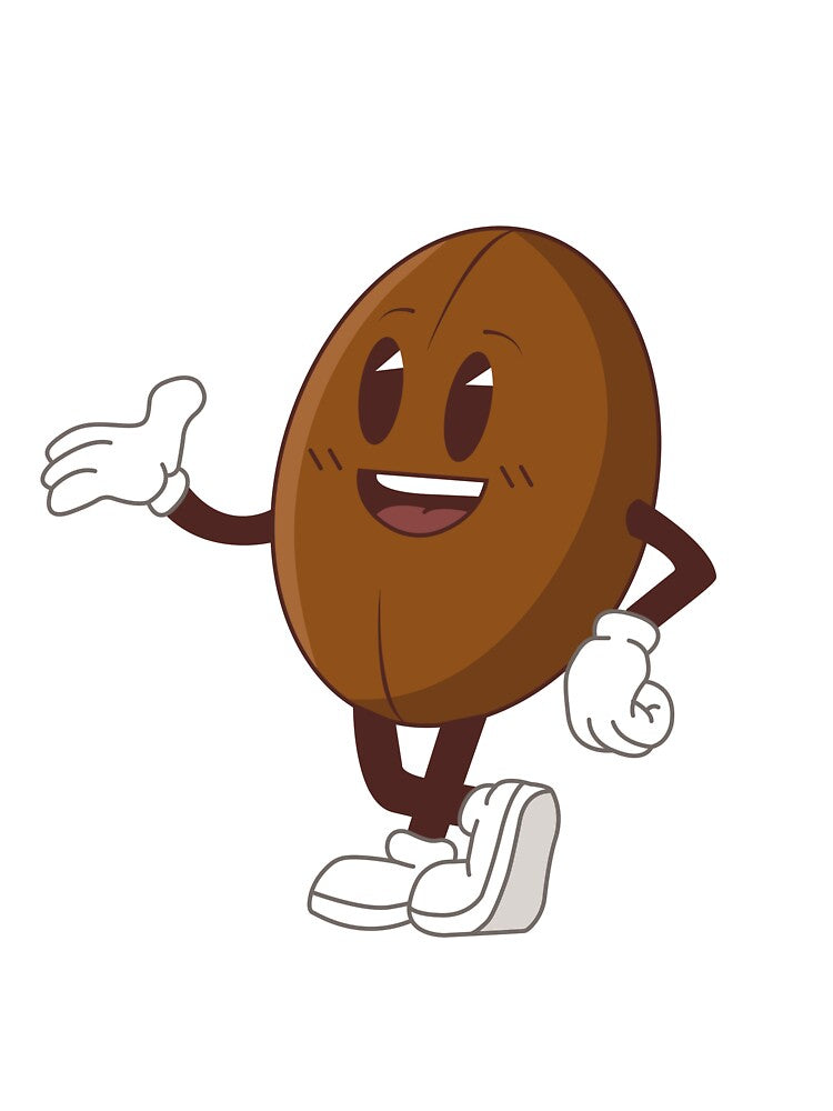 Smiling Coffee Bean by Ira Hosluliak