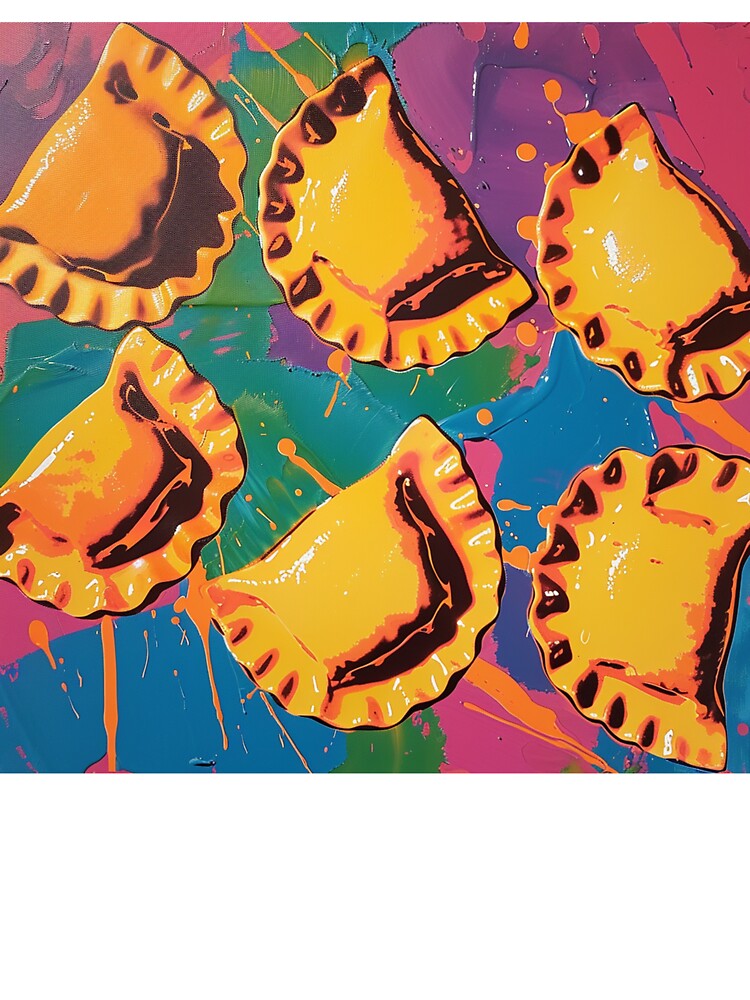 Ravioli Pasta Pop Art 3 by AstroRisq