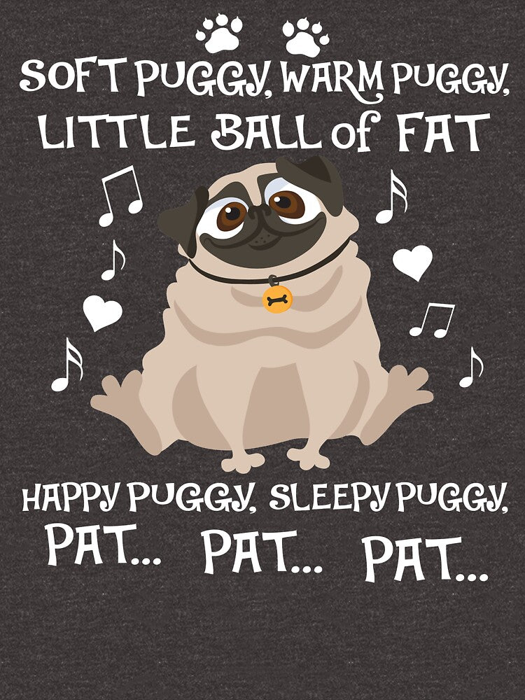 Soft Puggy Warm Puggy Funny Pug Apparel And Gifts by cgocgy