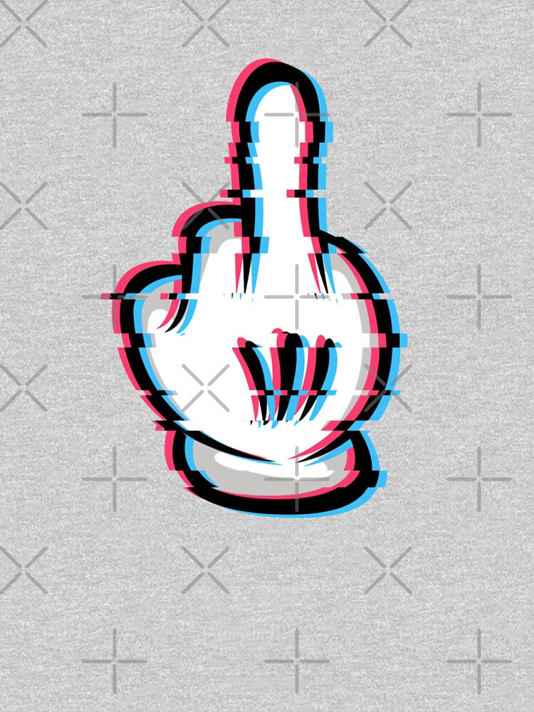 CLASSIC CARTOON FINGER 3D GLITCH by Dylan Ray Art