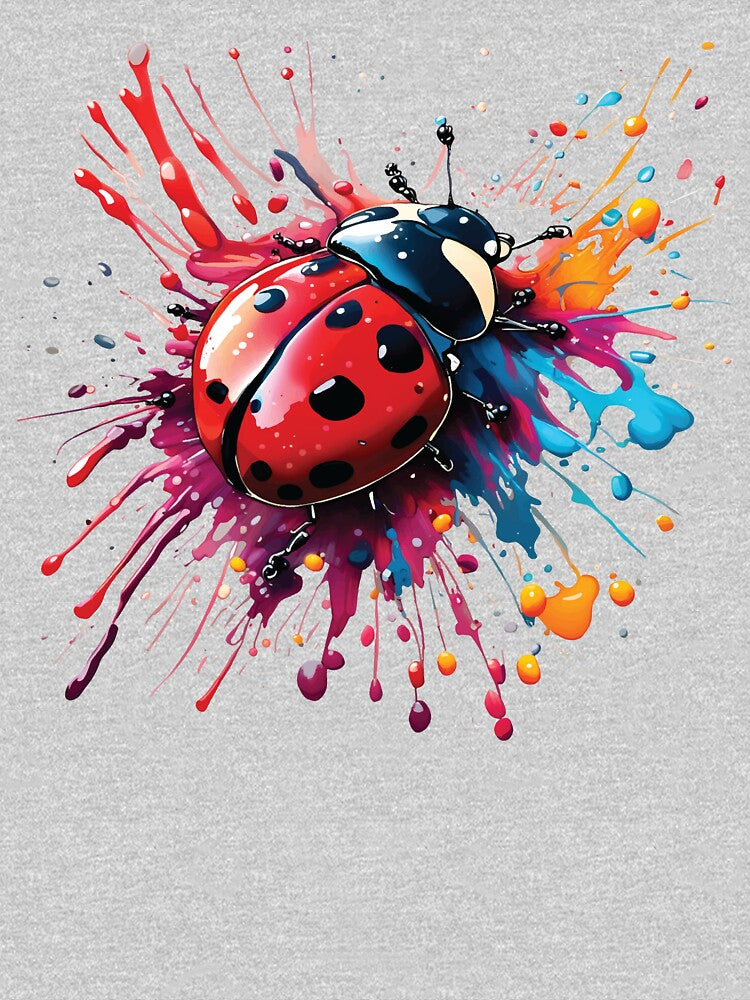 Colorful Ladybug by Moxie Ink Lady