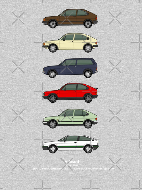 Alfasud 1978-1983 classic car collection by RJWautographics