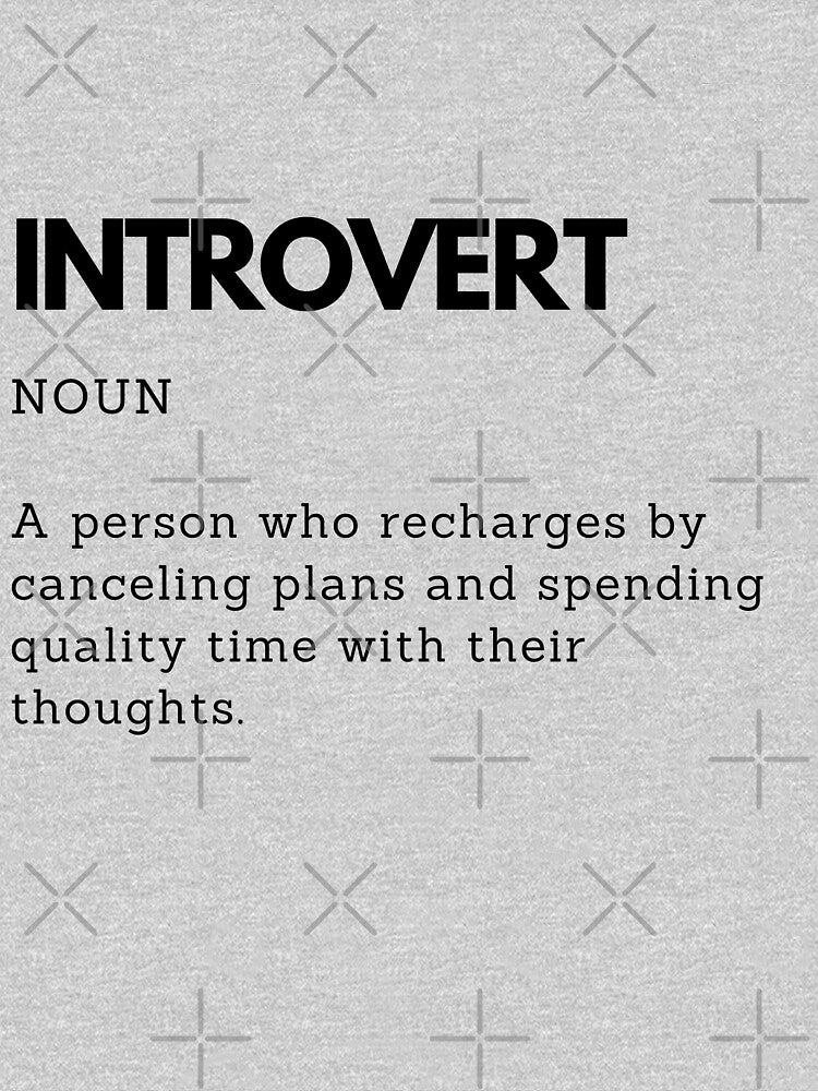 Funny Introvert Definition | Introvert Gift | Introvert Humor by PakoArtStudio